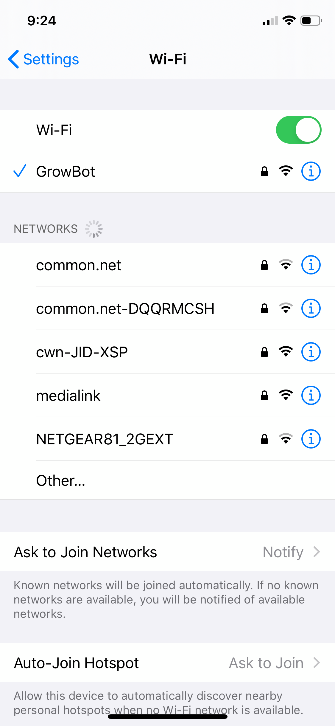 wifi config